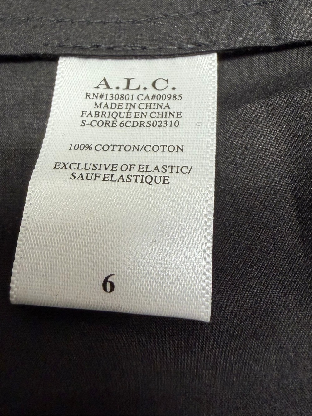 A.L.C. Black Ruched Bust Maxi Dress with Tiered Hem size 6 nwot - Picture 9 of 13